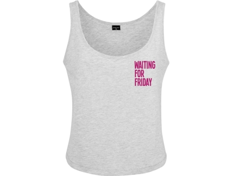 Top para Mujer MISTER TEE (M - Gris)
