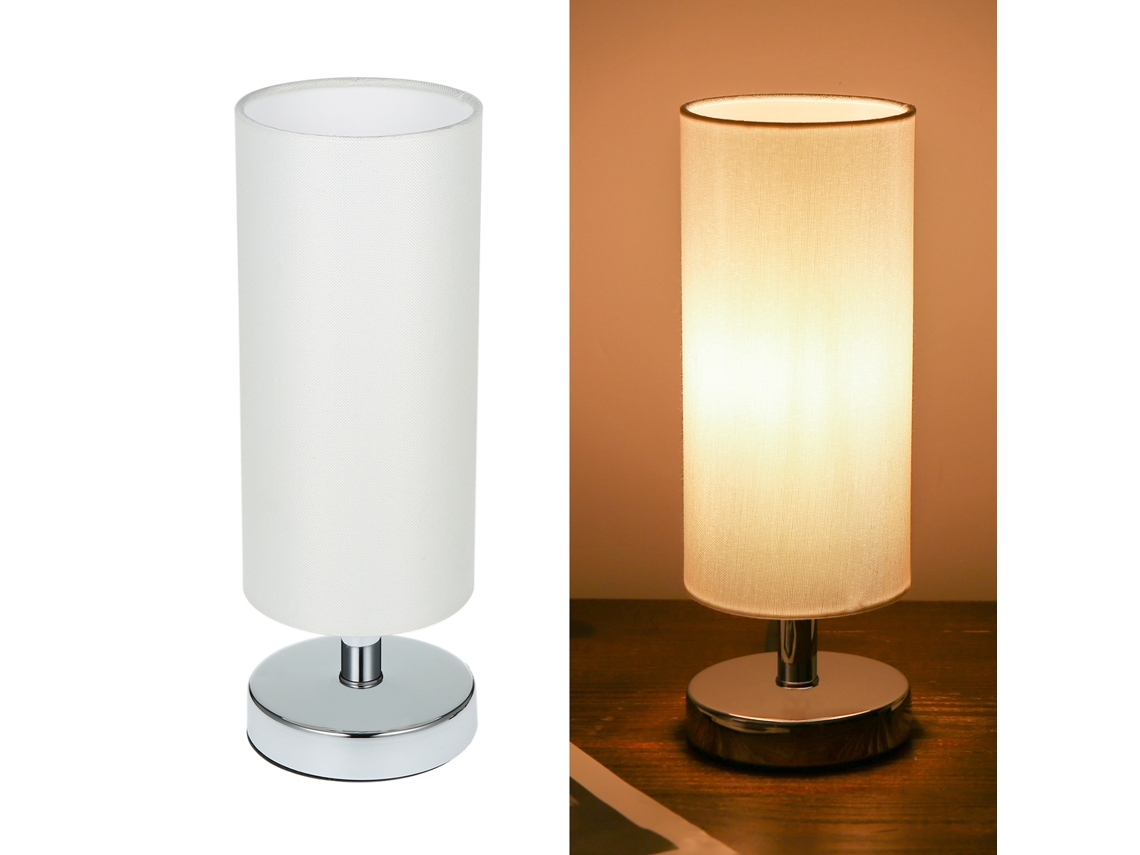 2026-lámpara De Mesa De Noche Tomshine Con Abatimiento Redondo De Tela Para Dormitorio Sala Oficina Estudio