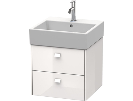 Mueble bajo encimera DURAVIT Brioso 48,4 x 45,9 cm 2 cajones incl. hueco para sifón y delantal para lavabo Vero Air 235050