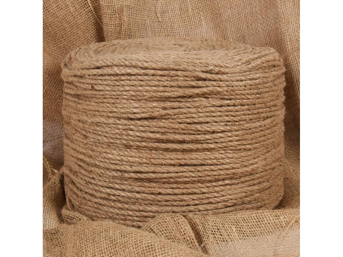 Cuerda 100 Yute 6 Mm 500 M