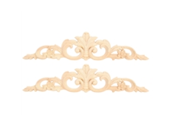 Aplique De Pared De Madera Con Tallado Floral De Estilo Europeo Para Muebles Y Decoración De Paredes.