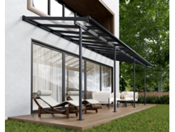 CANOPIA Sierra Pérgola Cobertor de Terraza de Aluminio 2,3X6,9 m Gris