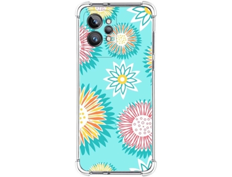 Carcasa para Realme GT 2 Pro 5G TUMUNDOSMARTPHONE Dibujos Antigolpes Flores 05 Multicolor