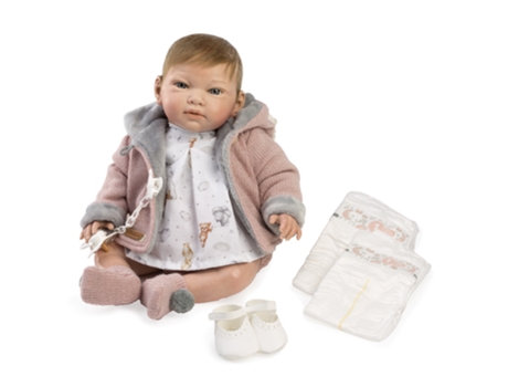 Muñeca Bebé Reborn Marina 42 cm (Edad mínima recomendada: 3 años)