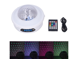 Bj-lâmpada De Projeção Com Música, Alto-falante Bluetooth, Luz Rgb, Bola De Festa, Decoração Para Casa E Ktv