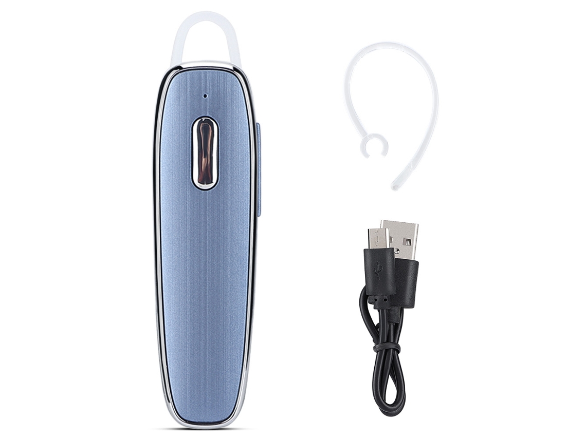 Auriculares Bluetooth (estéreo Impermeables) K9 Auricular Inalámbrico Intraaural Para Negocios (azul)
