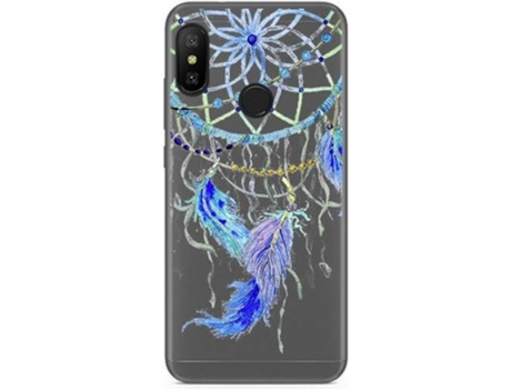 Carcasa Xiaomi Mi A2 Lite TUMUNDOSMARTPHONE Plumas Multicolor