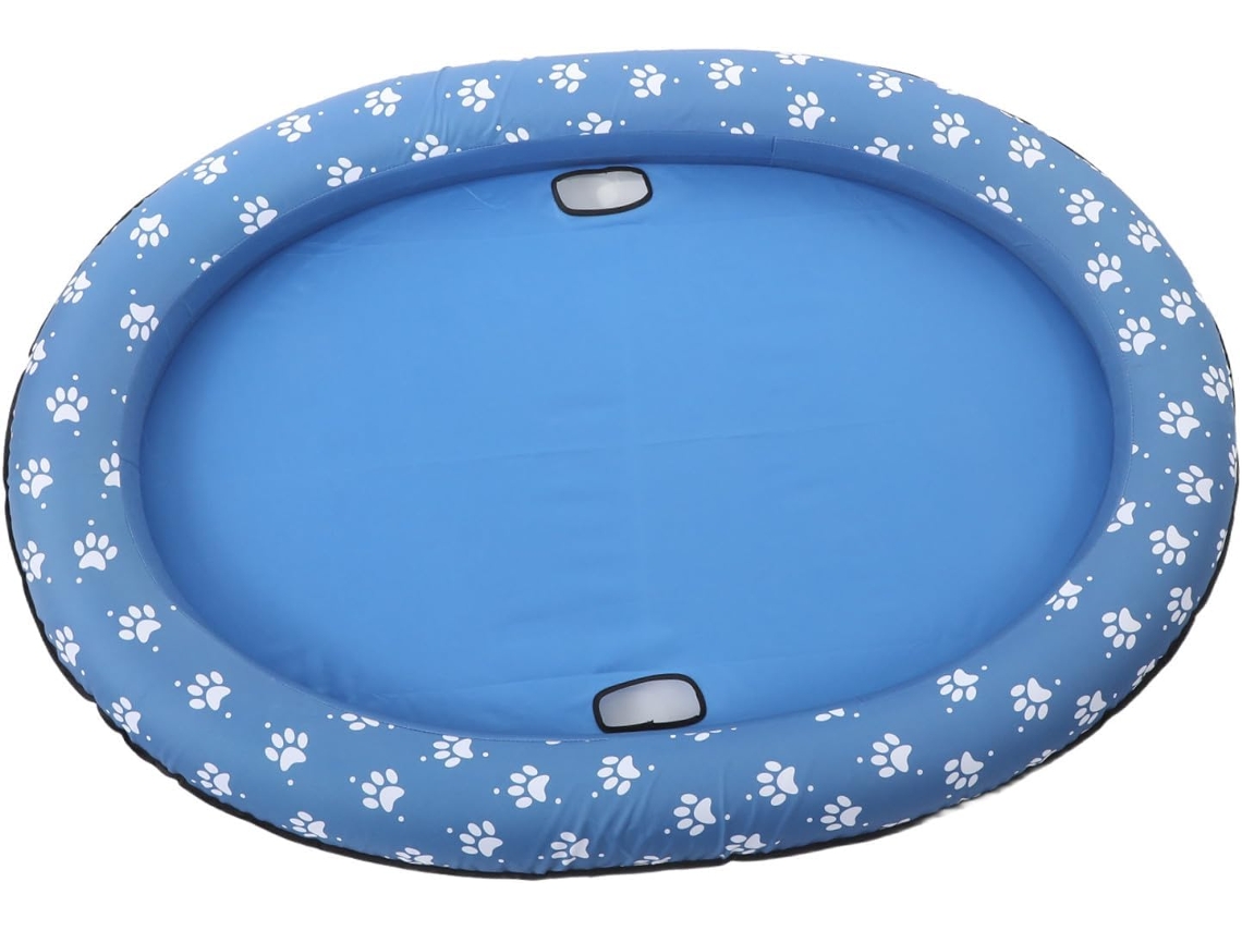 Piscina Inflable Plegable Para Mascotas Alberca Portátil Perros Y Gatos Verano Color Azul