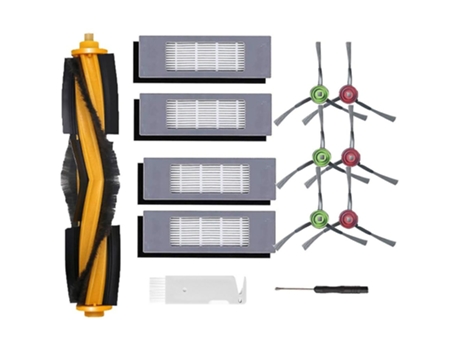 Acessórios de Aspirador Vac/Vac Max/Vac Station/Vac Hybrid/K871 Robot Aspirador Reemplazo del kit de aspirador con cepillo lateral principal
