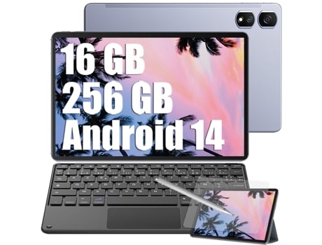 Tablet BLACKVIEW Tab 16 Pro + Teclado K1 (10.95'' - 8 GB - 256 GB - Púrpura)