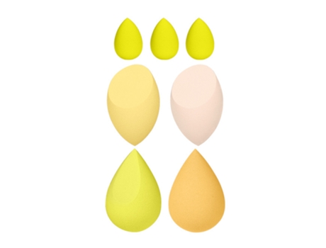 Set De Esponjas De Maquillaje - Drifting Bottle Beauty Egg Mango Yellow JEIIBRZUI