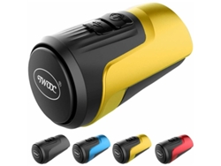 Bike Security Symphony, alarma antirrobo de 125 dB para bicicletas de montaña, 4 modos de sonido (alarma y sonido de vapor), fácil instalación en el manillar, bocina