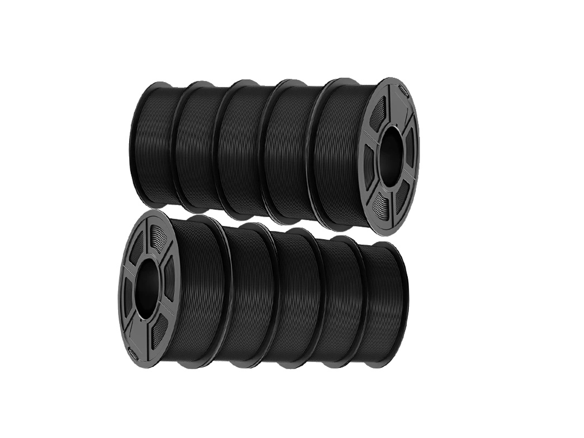 Filamento para impresora 3D, alta velocidad, sin burbujas, ABS 10 negro OEM
