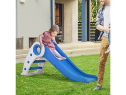 Tobogán infantil plegable para niños de 18 a 36 meses con escalera y rampa larga para uso en parques infantiles de interior PMM CAPITALI
