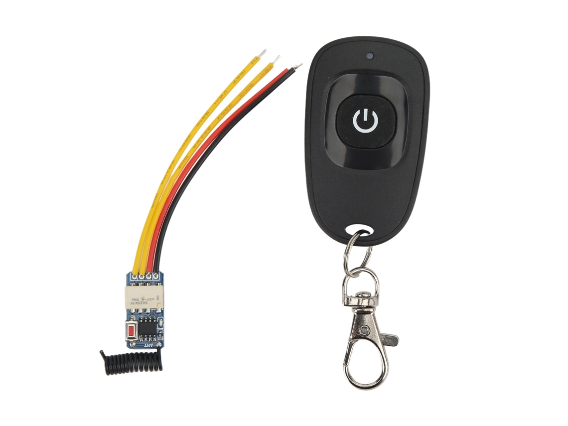 Mini Interruptor De Control Remoto Con Relé, Transmisor Y Receptor De 433,92 Mhz, Cc 3,5 V-12 V.