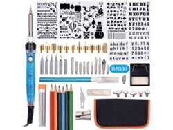 Kit De Ferramentas Para Entalhar Madeira De 55 Peças, Kit De Ferro Fundido 200-4 Lo