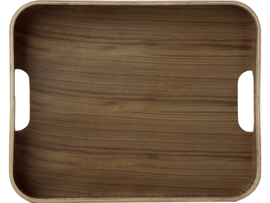 Bandeja rectangular de madera IHR