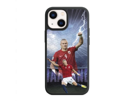 Funda Móvil Oficial Norges Fotballforbund para iPhone 14 PHONECASES3D Piel Sintética Negro