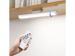 Lámpara Led Ajustable De 34 Cm Para Armarios Con Mando A Distancia, Táctil Y Recargable.