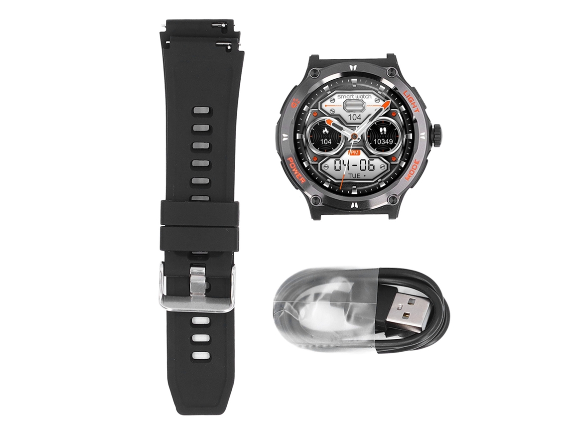Reloj Inteligente De Deportes Al Aire Libre Con Triple Protección Y Monitoreo De Pasos Y Distancia