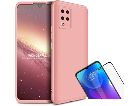 Funda y Protector Xiaomi Mi 10 Lite Slim Armor 360º Rosa