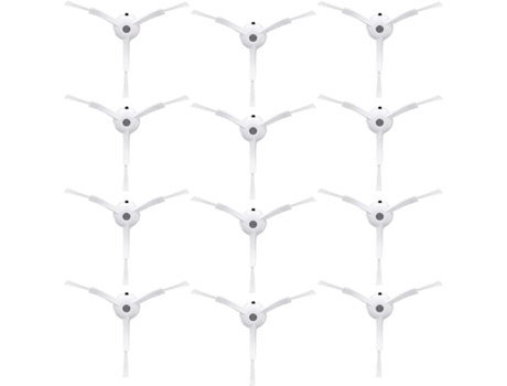 Paquete de 12 cepillos laterales para Xiaomi Roborock S6 S6 Pure S5 S5 Max S4 S50 piezas de aspiradoras Robot