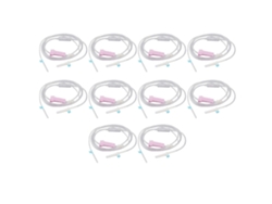 Juego De 10 Piezas De Infusión Veterinaria Desechable, Higienizado, Con Aguja De Acero Inoxidable Y Regulador De Flujo.