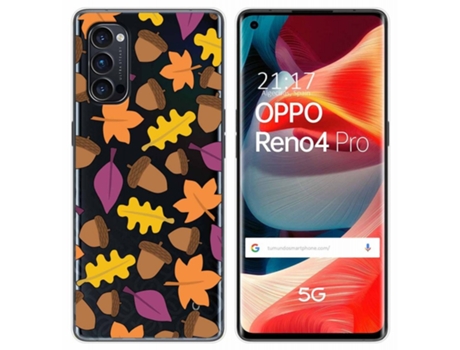 Carcasa Oppo Reno 4 Pro 5G TUMUNDOSMARTPHONE Dibujos Transparente Multicolor