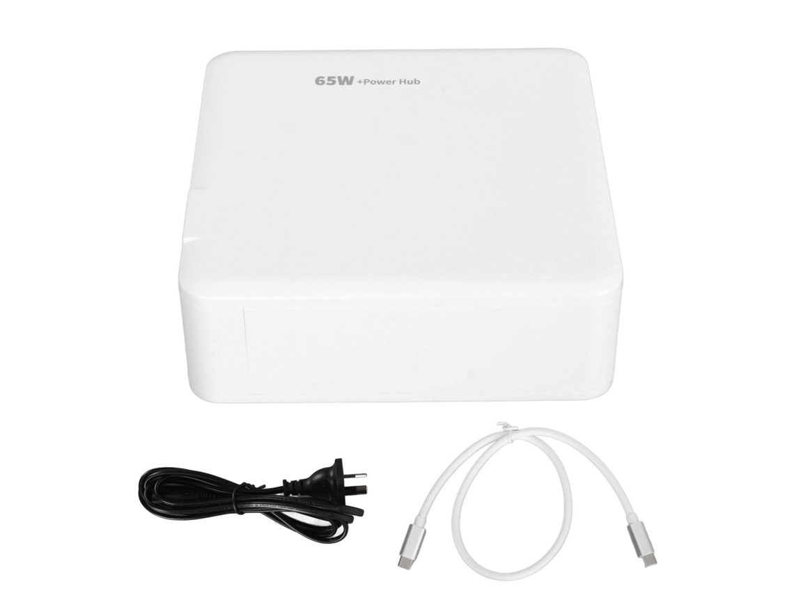 Adaptador De Base De Carga Pd65w De 5 Puertos Usb C/a Hdmi Rj45 A Switch Con Enchufe Australiano