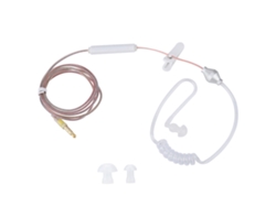 Auriculares Intrauditivos Transparentes Con Micrófono Y Tubo De Aire Para Ios Y Android.
