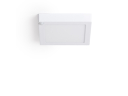 Plafón LED 18W Cuadrado con Detector de Movimiento PIR 225x225 mm LEDKIA