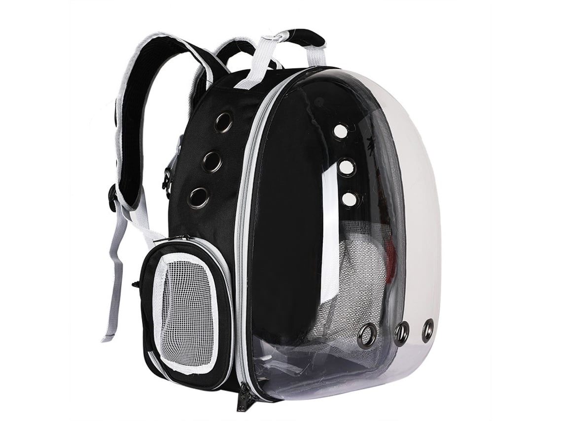 Mochila Transportadora Para Gatos Y Perros Negros*