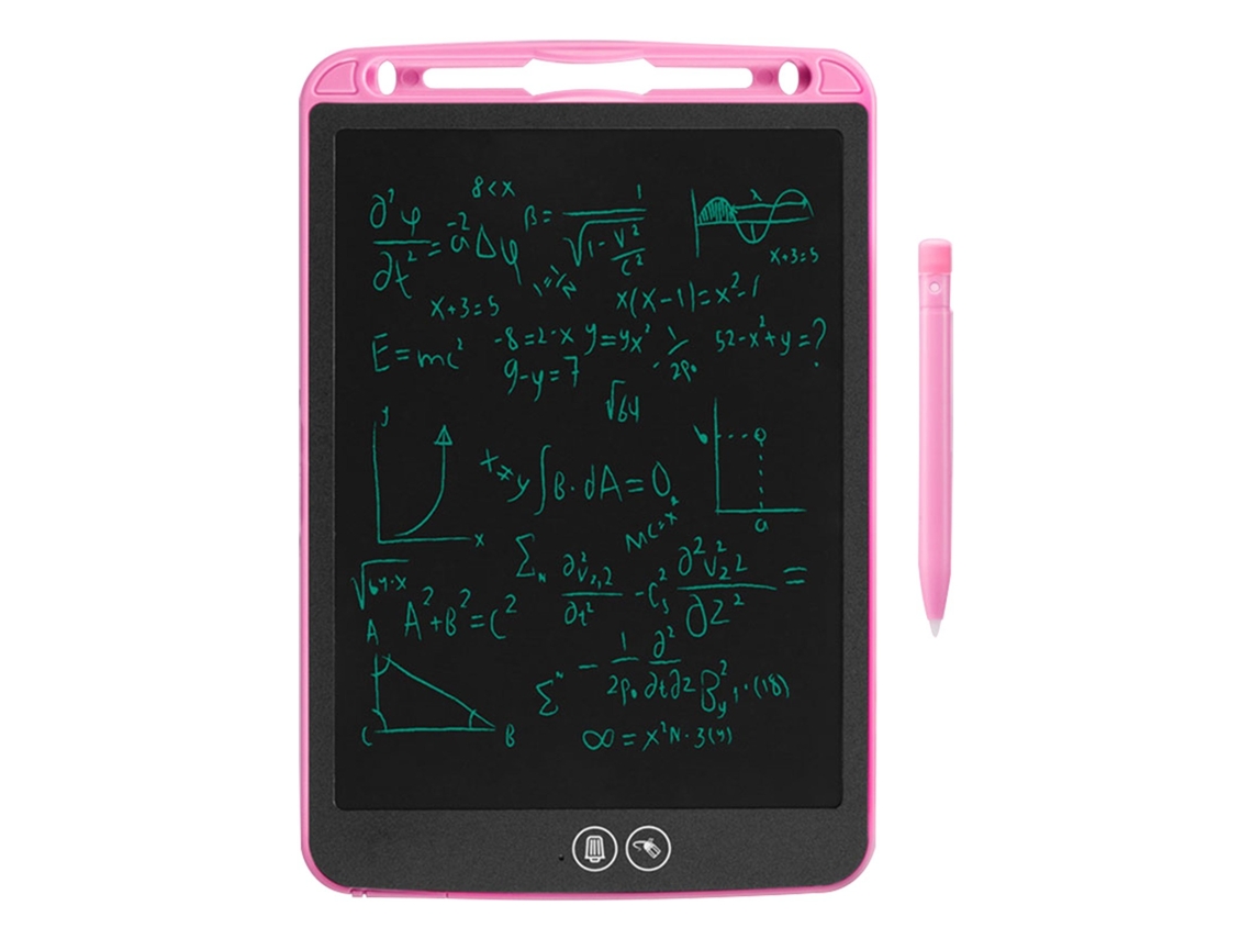 Tableta de escritura LCD de 8,5 pulgadas, panel de dibujo para garabatos, tablero colorido de escritura a mano con lápiz óptico magnético para niños pequeños, juguetes educativos y de aprend rosa