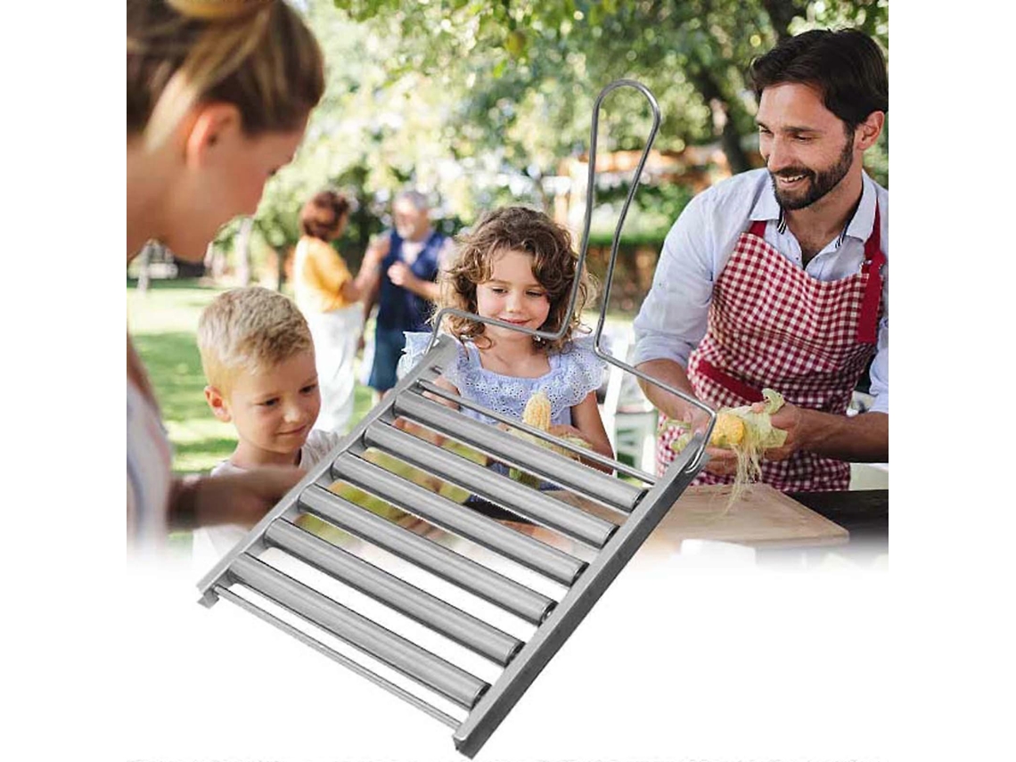 Parrilla De Acero Inoxidable Para Salchichas Y Perros Calientes, Barbacoa, Rodillo De Salchicha Flye242075 Rosewell