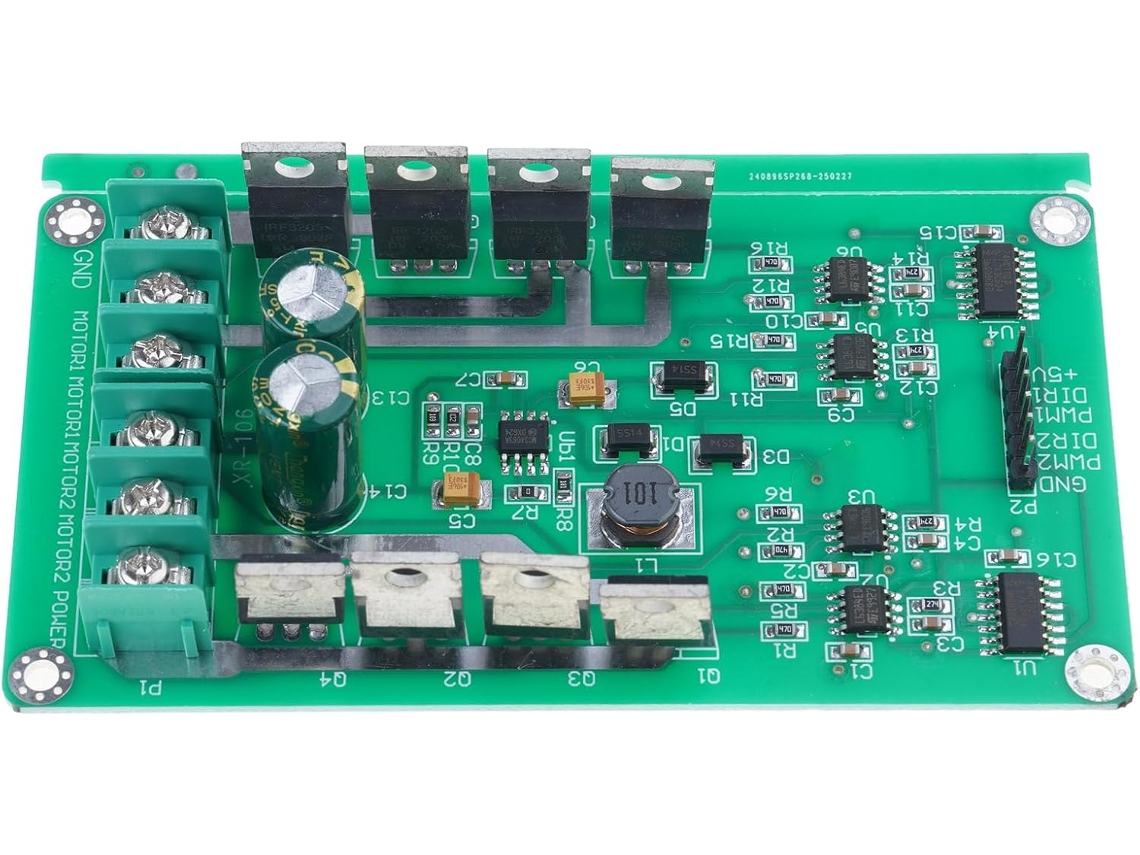 Módulo Controlador De Motor De 15 A Y 3 V-36 V, Optimizado Para Proyectos Y Aplicaciones Educativas.