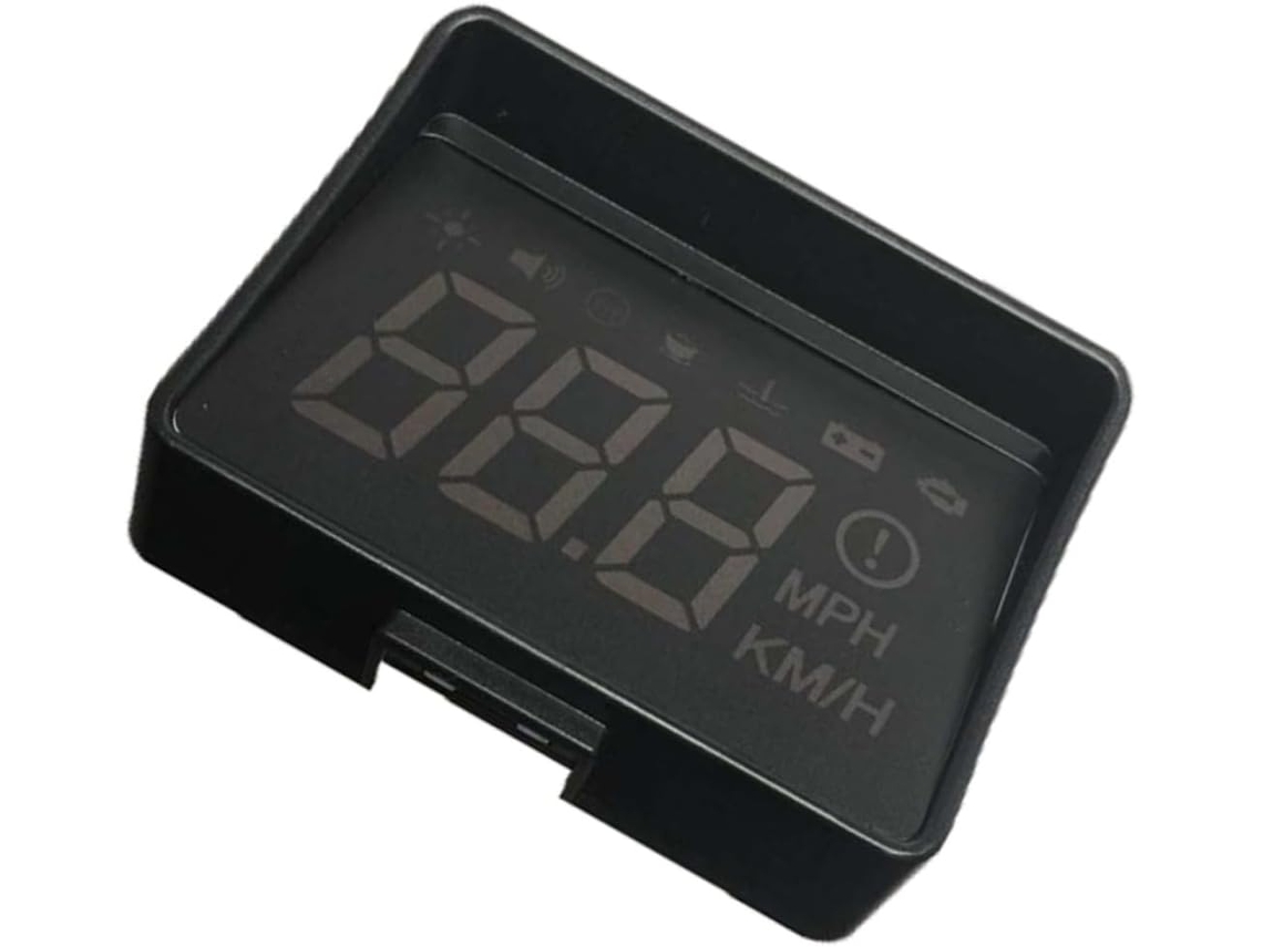 Pantalla De Visualización Frontal (head-up Display) Compatible Con Velocímetro De Coche, Alarma De Sobrecarga Y Advertencia De Fatiga.