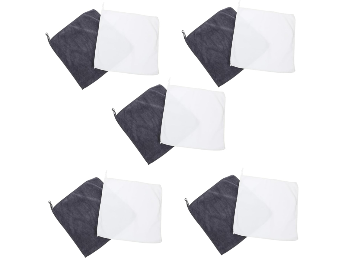 Juego de 10 paños de cocina flexibles para limpieza, de secado rápido, con cordón para colgar. Vayotoy