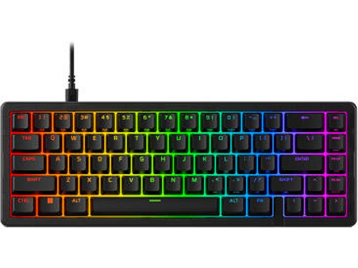 Teclado Gaming HYPERX Origins 2 65 (Portugués - Mecánico - Negro)