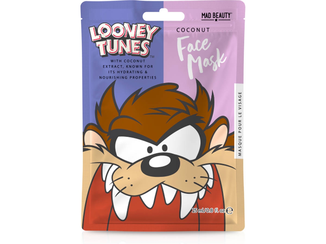 Mascarilla Facial MAD BEAUTY Looney Tunes Taz (25 ml)