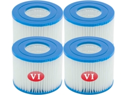 Kit de 4 cartuchos de filtro ELORY Vi para Bestway Lay z spa Miami Vegas Monaco Bw58323 58239