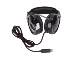 Auriculares Estéreo Con Cancelación De Ruido, Almohadillas Suaves, Conexión Usb, Micrófono Y Luz