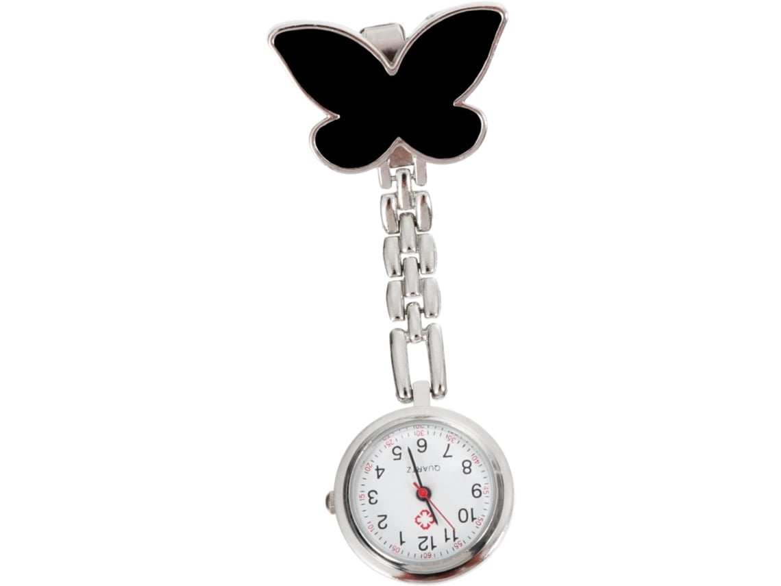 Reloj Enfermera Estilo Simple Aleación Resistente Números Claros Mujer Adecuado Hospitales Médico Clip Uso