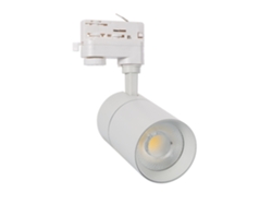 Foco Carril LED Trifásico 20W Regulable New Mallet Blanco No Flicker UGR15