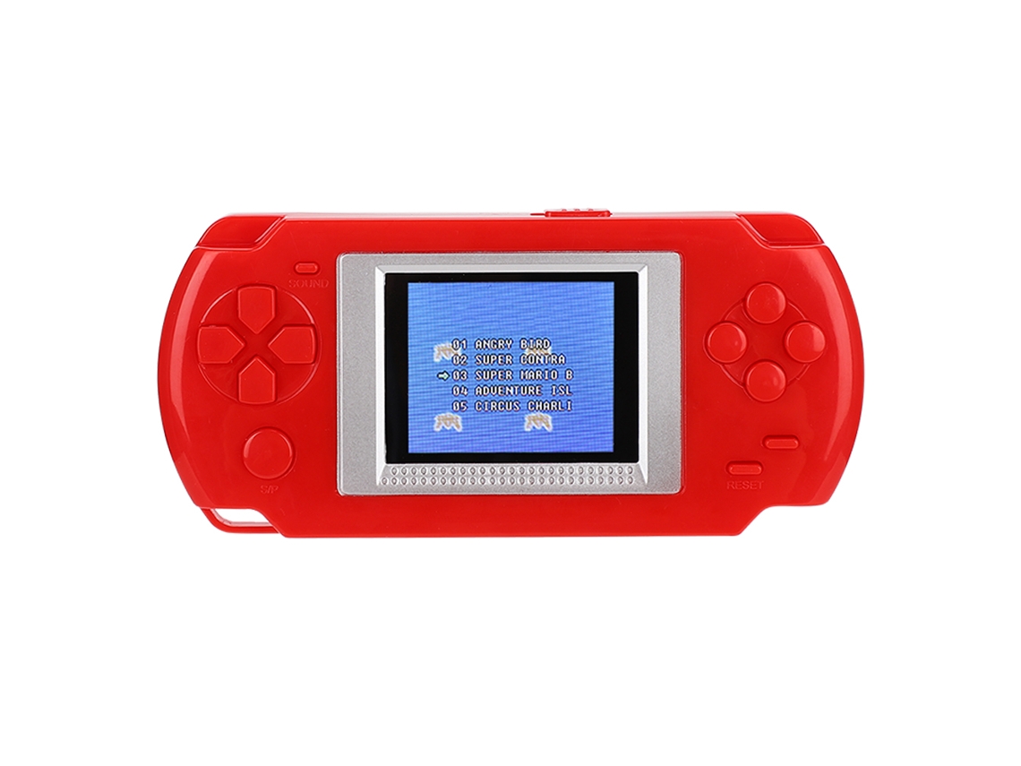 Console De Jogos Portátil Infantil 268 Em 1 Com Tela Colorida 2.0 Polegadas Vermelho