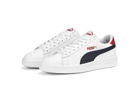 Zapatillas de Niño para Running PUMA Júnior Smash Blanco (39)