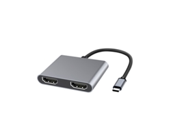 Concentrador CUICH USB C a HDMI-4K dual de 60 Hz