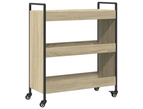 Carrito de cocina madera de ingeniería roble Sonoma VIDAXL (70x30x82 cm)