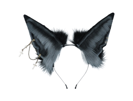 Pendientes Jackal Diadema Tipo B - Negro Gris Pendientes Jackal Diadema Tipo B - Negro Gris JEIIBRZUI