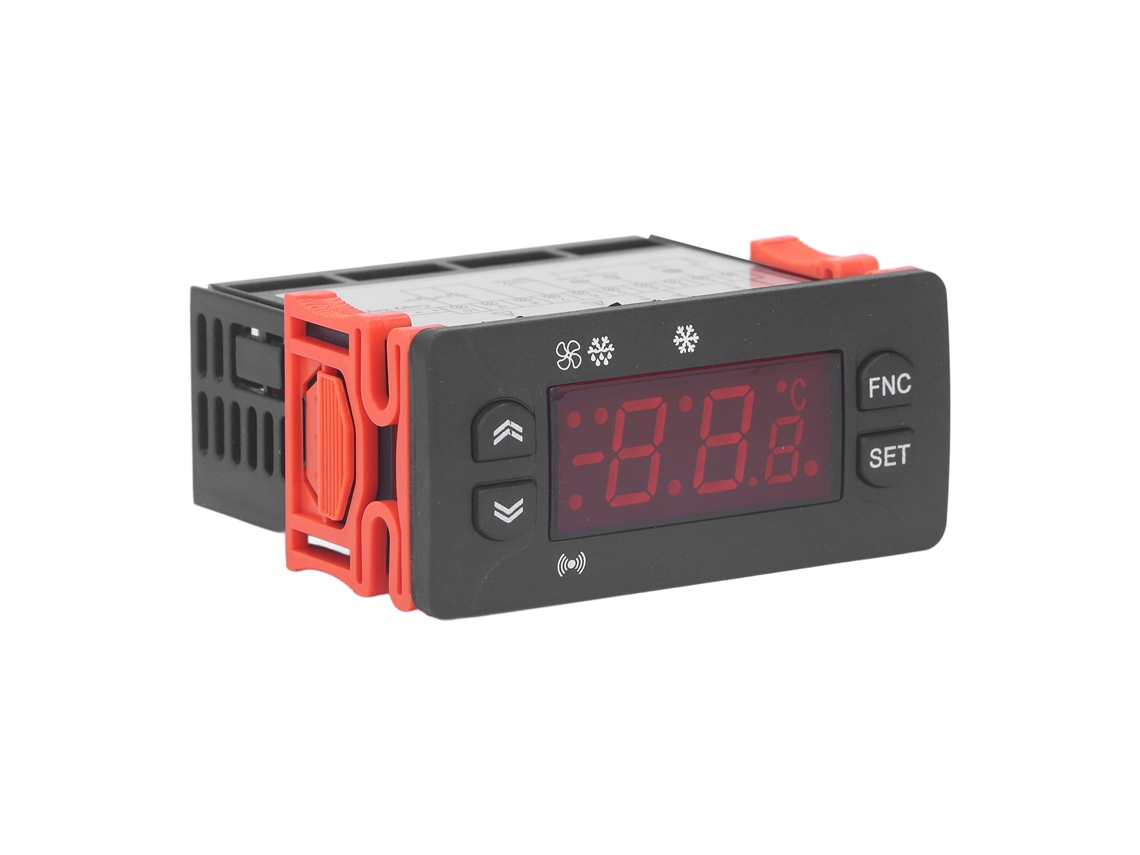 Controlador De Temperatura Digital Con Sensor Ntc Intercambiable Entre Fahrenheit Y Celsius Para Nevera Refrigerador 230v Ac
