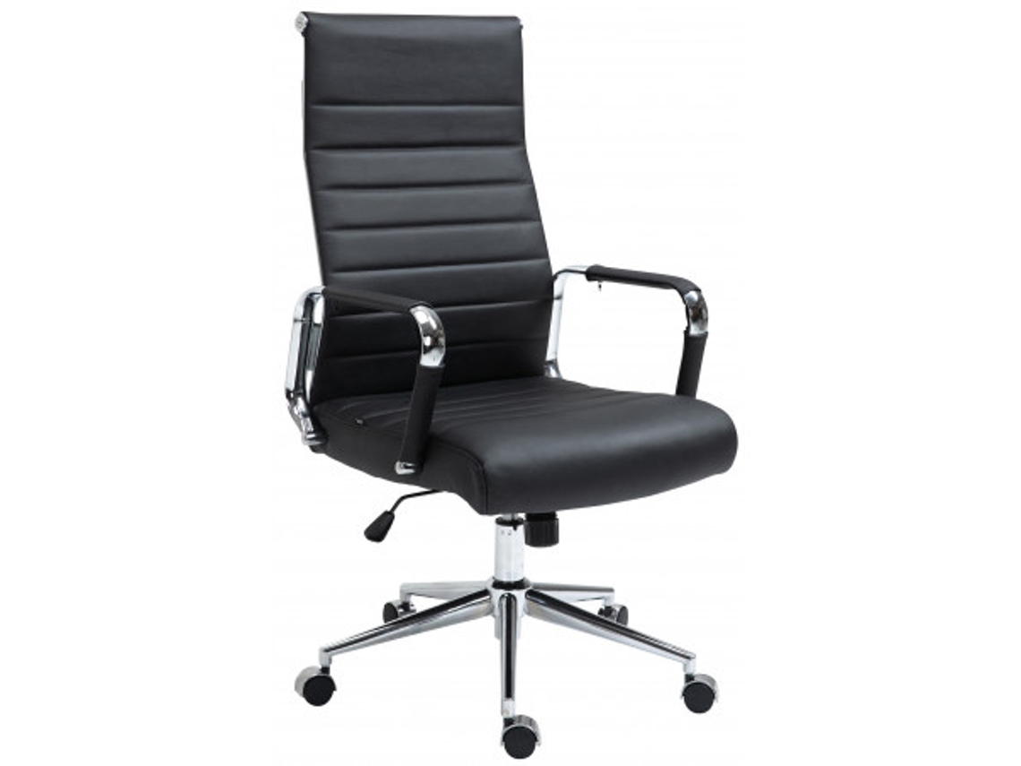 Silla de Escritorio DUDECOR (Acero - Negro)